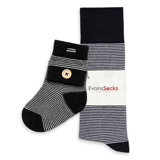 Pinstripe Dress Sock - Father & Son Pack (Youth)