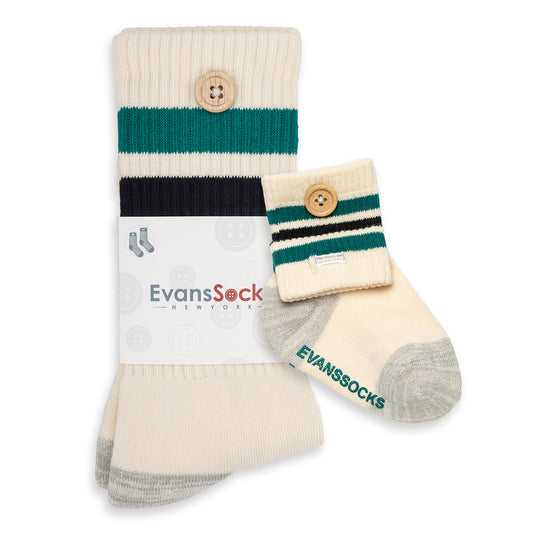 Six Line Casual Sock - Father & Son Pack (Baby)