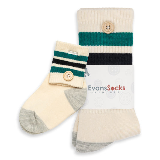 Six Line Casual Sock - Father & Son Pack (Youth)
