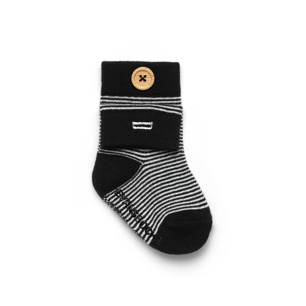 Dress Crew - Baby 3 Pack | Black and White Stripes