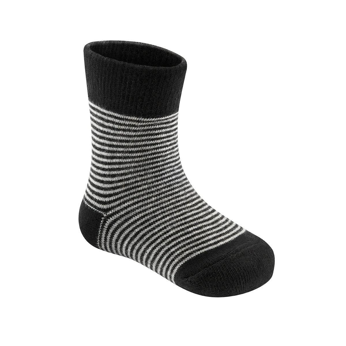 Dress Crew - Youth 3 Pack | Black and White Stripes