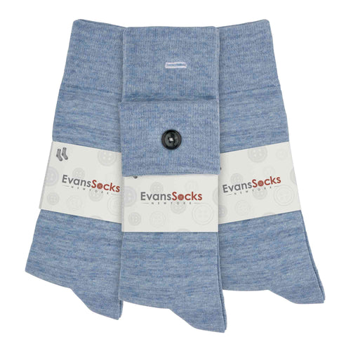 Dress Crew - 3 Pack | Washed Blue